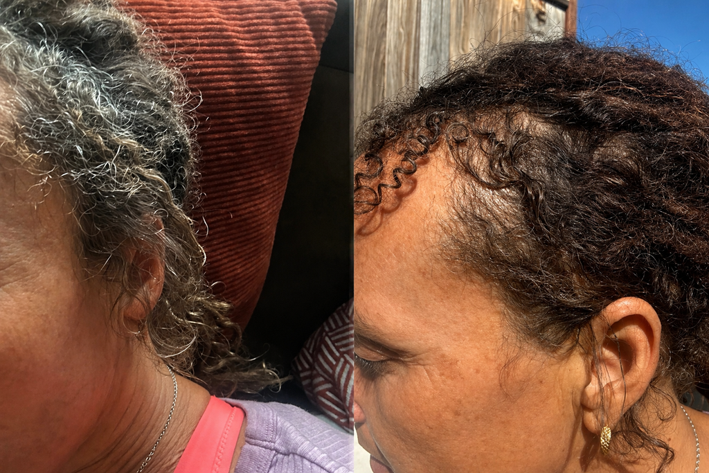 Henna hair tea herbs