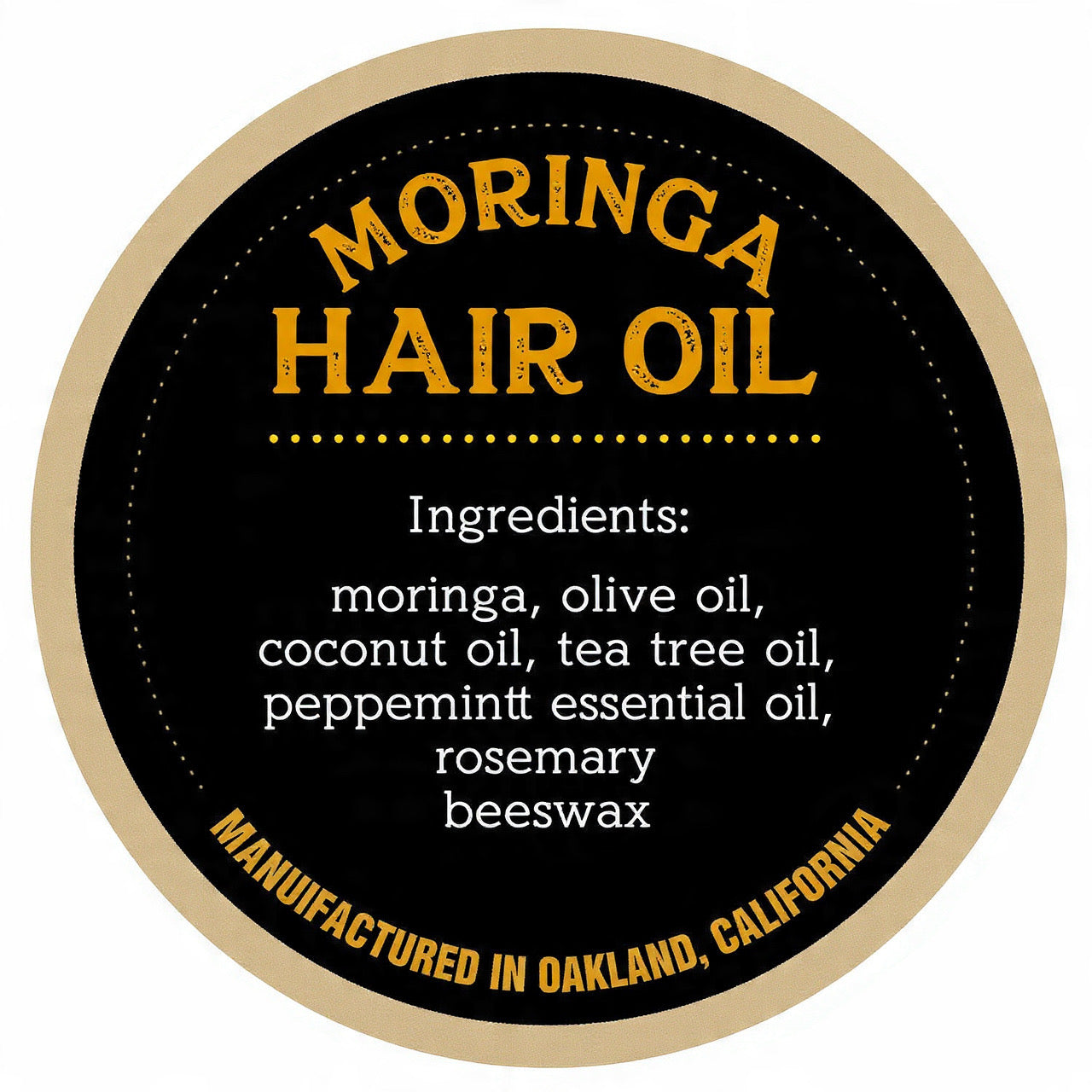 Moringa hair oil