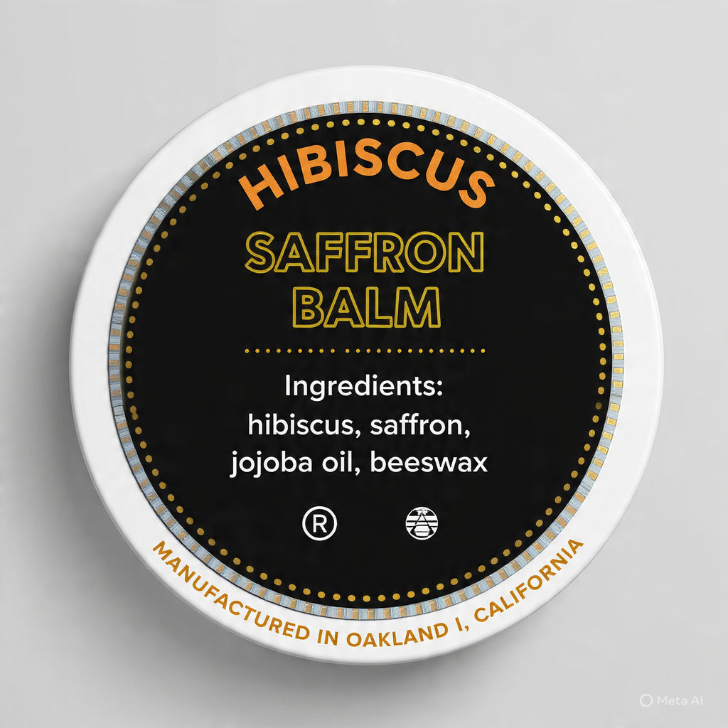 Hibiscus Saffron Balm (face moisturizer)