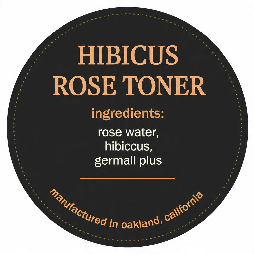 Hibiscus rose toner