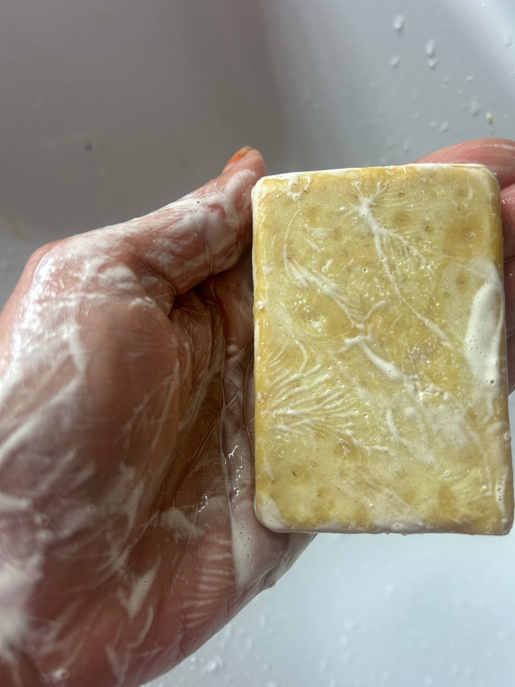 Turmeric sea moss soap